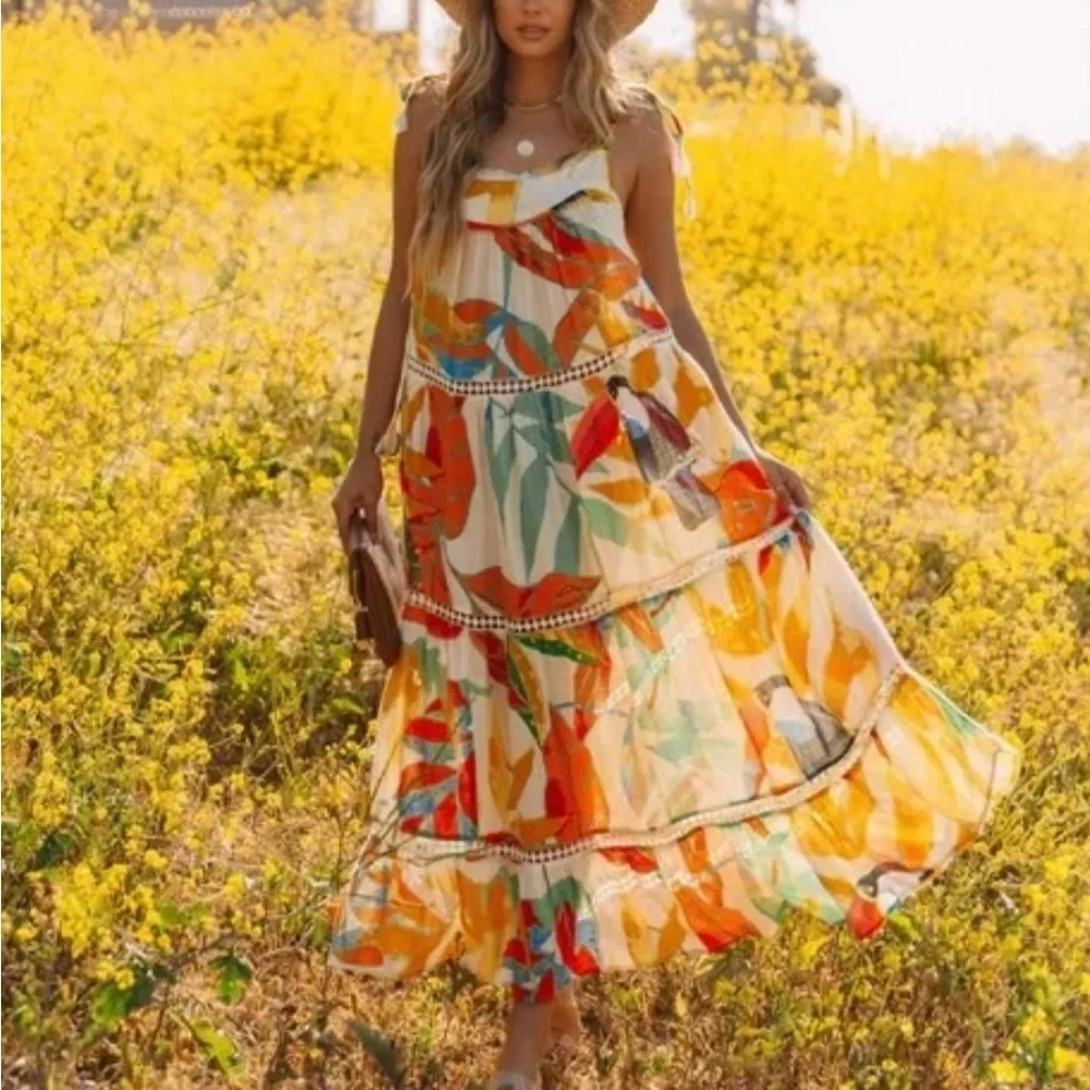 Z&L Europe Toucan Maxi Dress - Picture 11 of 11